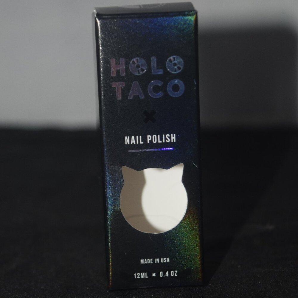 Holo Taco Limited Edition "Menchie the cat" Nail Polish Box, no polish